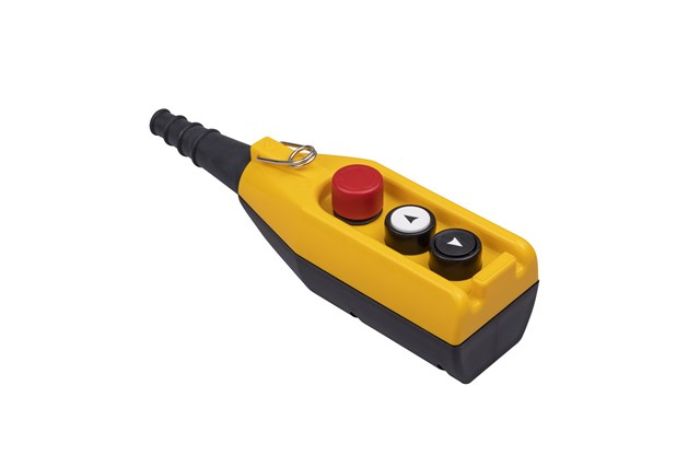 PV Series 3 Hole Single Speed 2NC Emergency Stop Crane Pendant Station